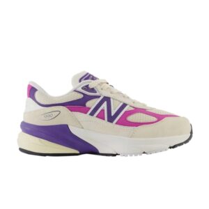 Teddy Santis x New Balance 990v6 Big Kid Macadamia Nut Magenta Sneakers GC990TD6