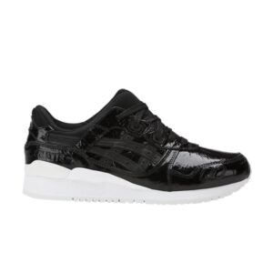 Wmns Asics Gel Lyte 3 Crinkled Patent Leather – Black HL7Q5 9090