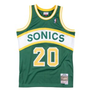 Basketball Jersey 1994-95 Seattle Supersonics Gary Payton #20 Swingman Hardwood Classics Green Jersey 695206