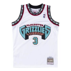 Basketball Jersey 1998-99 Vancouver Grizzlies Shareef Abdur-Rahim #3 Swingman Hardwood Classics White Jersey 695405