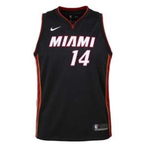 Basketball Jersey 2021-22 Miami Heat Tyler Herro #14 Youth Swingman Icon Edition Black Jersey Black 693822