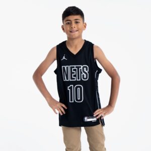 Basketball Jersey 2022-2023 Brooklyn Nets Ben Simmons #10 Youth NBA Swingman Statement Edition Black Jersey Black 692272