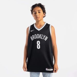 Basketball Jersey 2022-2023 Brooklyn Nets Patty Mills #8 Youth Swingman Icon Edition Black Jersey Black 692115