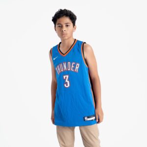 Basketball Jersey 2022-2023 Oklahoma City Thunder Josh Giddey #3 Youth Swingman Icon Edition Blue Jersey Blue 692078