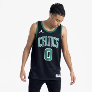 Basketball Jersey 2022-23 Boston Celtics Jayson Tatum #0 Swingman Statement Edition Black Jersey White 691692