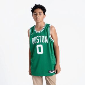 Basketball Jersey 2022-23 Boston Celtics Jayson Tatum #0 Youth Swingman Icon Edition Green Jersey White 691720