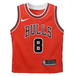 Basketball Jersey 2022-23 Chicago Bulls Zach Lavine #8 Boys Icon Edition Red Jersey Red 692537