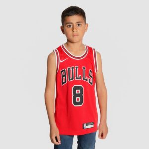 Basketball Jersey 2022-23 Chicago Bulls Zach Lavine #8 Youth Swingman Icon Edition Red Jersey Red 692377