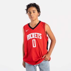 Basketball Jersey 2022-23 Houston Rockets Jalen Green #4 Youth Swingman Icon Edition Red Jersey Red 693447