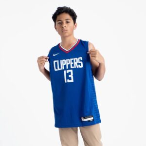 Basketball Jersey 2022-23 Los Angeles Clippers Paul George #13 Youth Swingman Icon Edition Blue Jersey Blue 693434