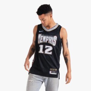 Basketball Jersey 2022-23 Memphis Grizzlies Ja Morant #12 Swingman City Edition Black Jersey 693895