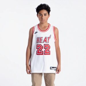 Basketball Jersey 2022-23 Miami Heat Jimmy Butler #22 Youth Swingman Classic Edition White Jersey White 693792