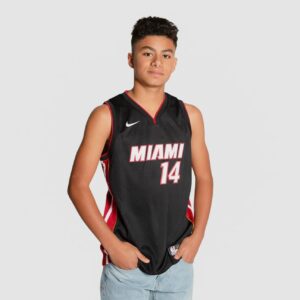 Basketball Jersey 2022-23 Miami Heat Tyler Herro #14 Youth Swingman Icon Edition Black Jersey Black 693816