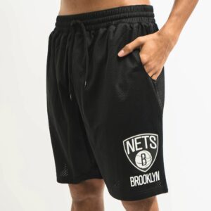 NBA Essentials Brooklyn Nets Team Logo NBA Mesh Shorts White 688257