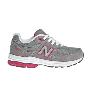 Sneakers New Balance 990v3 Big Kid Gray Pink Black KJ990GPG