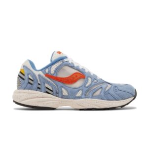 Saucony Grid Azura 2000 Blue Orange Sneakers Green S70491 10