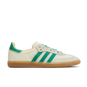 Wales Bonner x adidas Samba Cream White Bold Green Sneakers Green GY4344