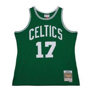 Basketball Jersey 1973-74 Boston Celtics John Havlicek #17 Swingman Hardwood Classics Green Jersey 695942