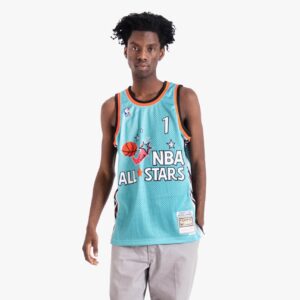 Basketball Jersey 1996 All Star Game Penny Hardaway #1 Swingman Hardwood Classics Teal Jersey 696089