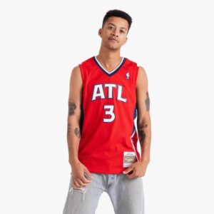 Basketball Jersey 2013-14 Atlanta Hawks Lou Williams #3 Swingman Hardwood Classics Red Jersey 696182