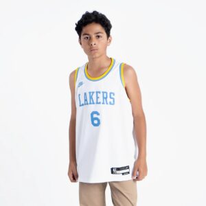 Basketball Jersey 2022-23 Los Angeles Lakers LeBron James #23 Youth Swingman Classic Edition White Jersey White 696792