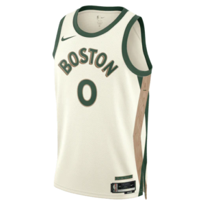 Basketball Jersey 2023-24 Boston Celtics Jayson Tatum #0 Swingman City Edition White Jersey Red 697181