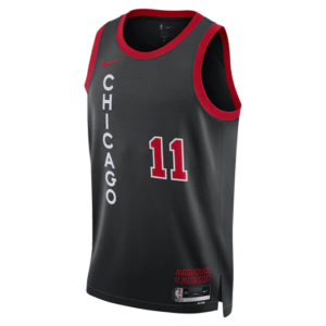 Basketball Jersey 2023-24 Chicago Bulls DeMar DeRozan #11 Swingman City Edition Black Jersey White 697171