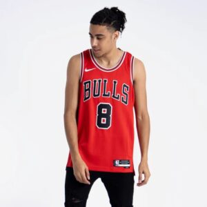 Basketball Jersey 2023-24 Chicago Bulls Zach Lavine #8 Swingman Icon Edition Red Jersey 696558