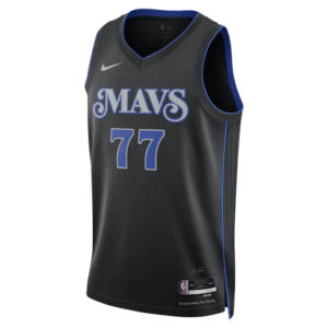 Basketball Jersey 2023-24 Dallas Mavericks Luka Doncic #77 Swingman City Edition Black Jersey 697201