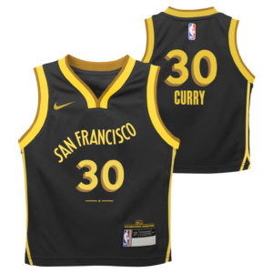 Basketball Jersey 2023-24 Golden State Warriors Stephen Curry #30 Toddler City Edition Black Jersey Black 699726