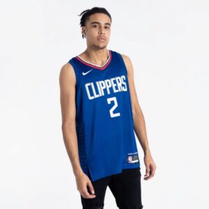 Basketball Jersey 2023-24 Los Angeles Clippers Kawhi Leonard #2 Swingman Icon Edition Blue Jersey 696586