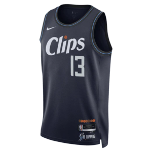 Basketball Jersey 2023-24 Los Angeles Clippers Paul George #13 Swingman City Edition Navy Jersey 697191