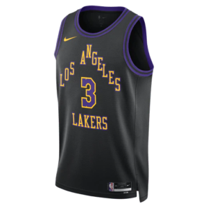 Basketball Jersey 2023-24 Los Angeles Lakers Anthony Davis #3 Swingman City Edition Black Jersey 697233