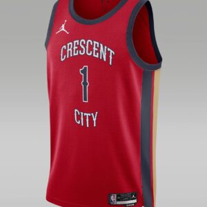 Basketball Jersey 2023-24 New Orleans Pelicans Zion Williamson #1 Swingman Statement Edition University Red Jersey 695730