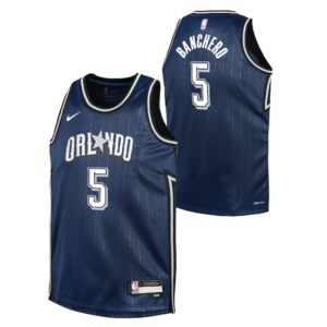 Basketball Jersey 2023-24 Orlando Magic Paolo Banchero #5 Youth Swingman City Edition Navy Jersey Dark blue 696950