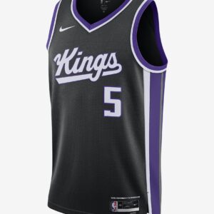 Basketball Jersey 2023-24 Sacramento Kings De'aaron Fox #5 Swingman Icon Edition Black Jersey 695708