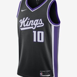 Basketball Jersey 2023-24 Sacramento Kings Domantas Sabonis #10 Swingman Icon Edition Black Jersey Black 695697