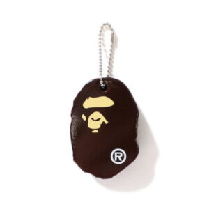 Keychain BAPE Ape Head Keychain Brown brown 698193