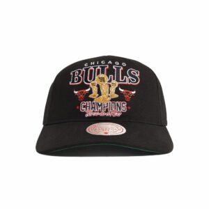 Mitchell & Ness Chicago Bulls Champs Trophy Deadstock NBA Snapback Hat Black 697866