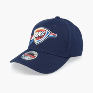 Mitchell & Ness Oklahoma City Thunder Team Ground 2.0 NBA Snapback Hat Blue 698875