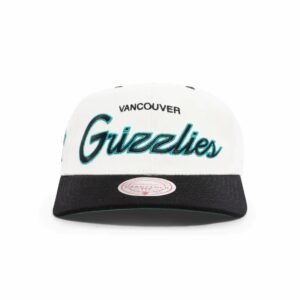 Mitchell & Ness Vancouver Grizzlies Team Script Golfer NBA Snapback Hat White 699274