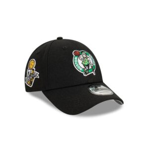 New Era Boston Celtics 17 Time Champions 9FORTY NBA Snapback Hat Black 697451