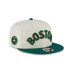 New Era Boston Celtics 9FIFTY 2024 City Edition NBA Snapback Hat White 697443