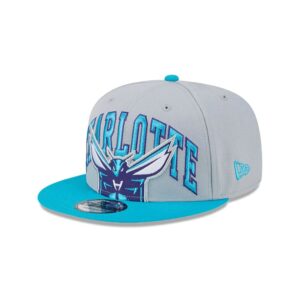 New Era Charlotte Hornets 2024 Tip Off 9FIFTY NBA Snapback Hat Grey 697542