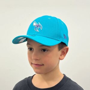 New Era Charlotte Hornets 940 Kids NBA Adjustable Hat Turquoise 699490