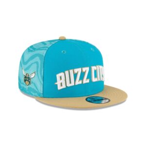 New Era Charlotte Hornets 9FIFTY 2024 City Edition NBA Snapback Hat Turquoise 697534