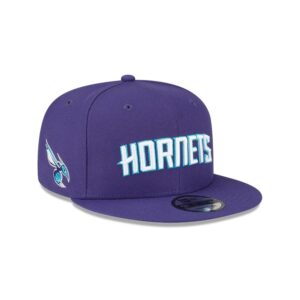 New Era Charlotte Hornets 9FIFTY 2024 Statement Edition NBA Snapback Hat Violet 697511