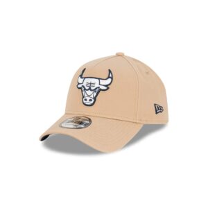 New Era Chicago Bulls Camel Ocean 9FORTY A-Frame NBA Snapback Hat Sand 697688