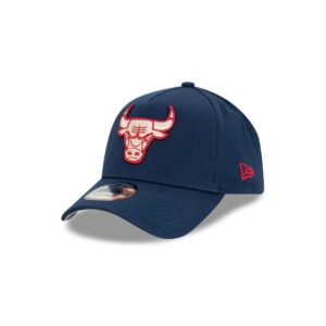 New Era Chicago Bulls Cardinal Ocean 9FORTY A-Frame NBA Snapback Hat Blue 697653