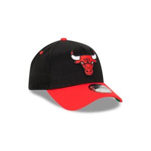 New Era Chicago Bulls Two Tone 9-FORTY A-Frame NBA Snapback Hat Black 697820